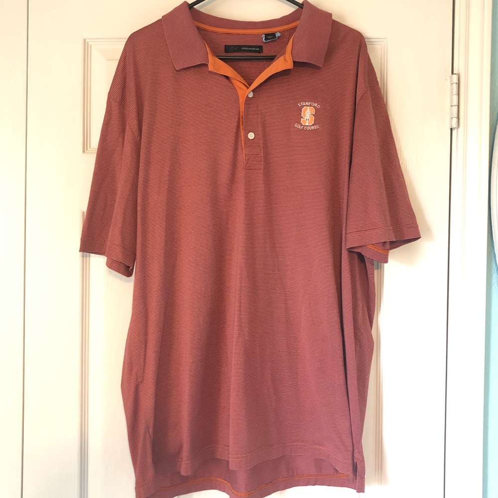 Vintage Greg Norman Stanford Golf Polo